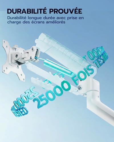 Support de moniteur ARES WING pour écran 17-40 pouces réglable VESA - 4