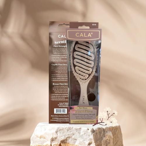 Brosse démêlante Cala Scentflow anti-noeuds pour cuir chevelu sensible - 2