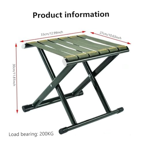 Tabouret de camping pliable idéal pour vos sorties de pêche