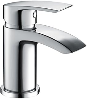 [Basin Tap] Hapilife Stunning Waterfall Bathroom Sink Monoblock Mixer Faucet Chrome
