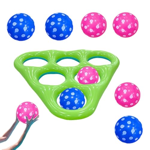 Whnbuij Juego inflable para piscina – Actividades de lanzamiento al aire libre para familias | Juegos flotantes de piscina, para playa, césped, jardín, camping, fiesta, verano, niños, adultos