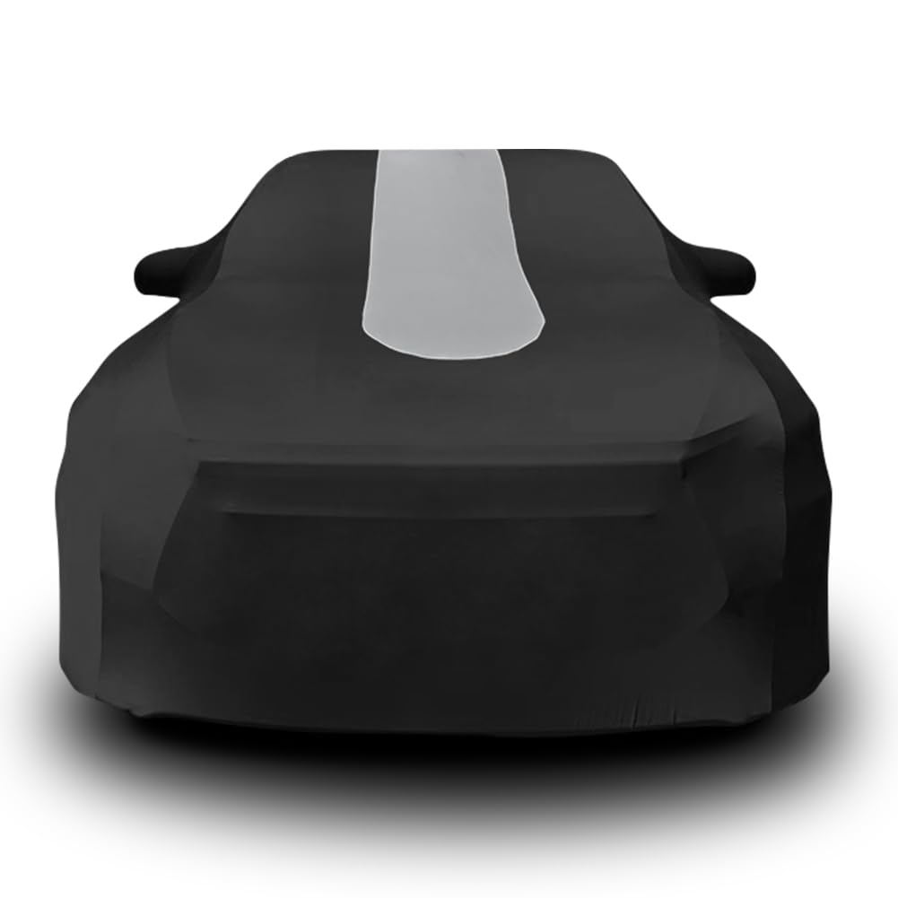 WinPower Interior Cubierta de Coche Completa 4.76-5.10M SUV Transpirable Estirable Elasticidad Protección Antipolvo Antiarañazos para Garaje Exposición de Coches, 1 Pieza
