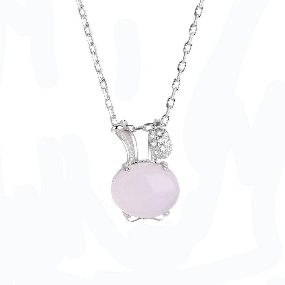 Collier chaîne de clavicule fleur de pêche, l'expression de la douceur