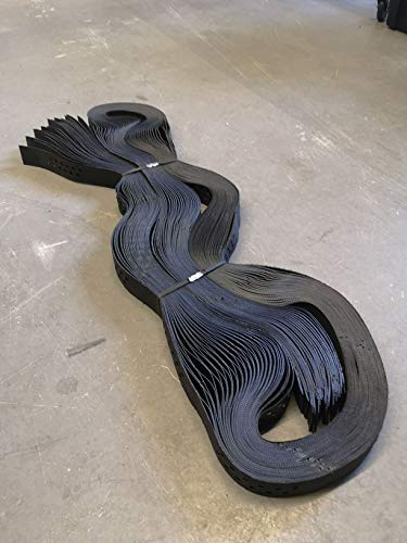 Vodaland - 2" GeoCell - 100% Permeable for Walking Paths, Patios and Erosion Control, Size 9 ft x 17 ft Black