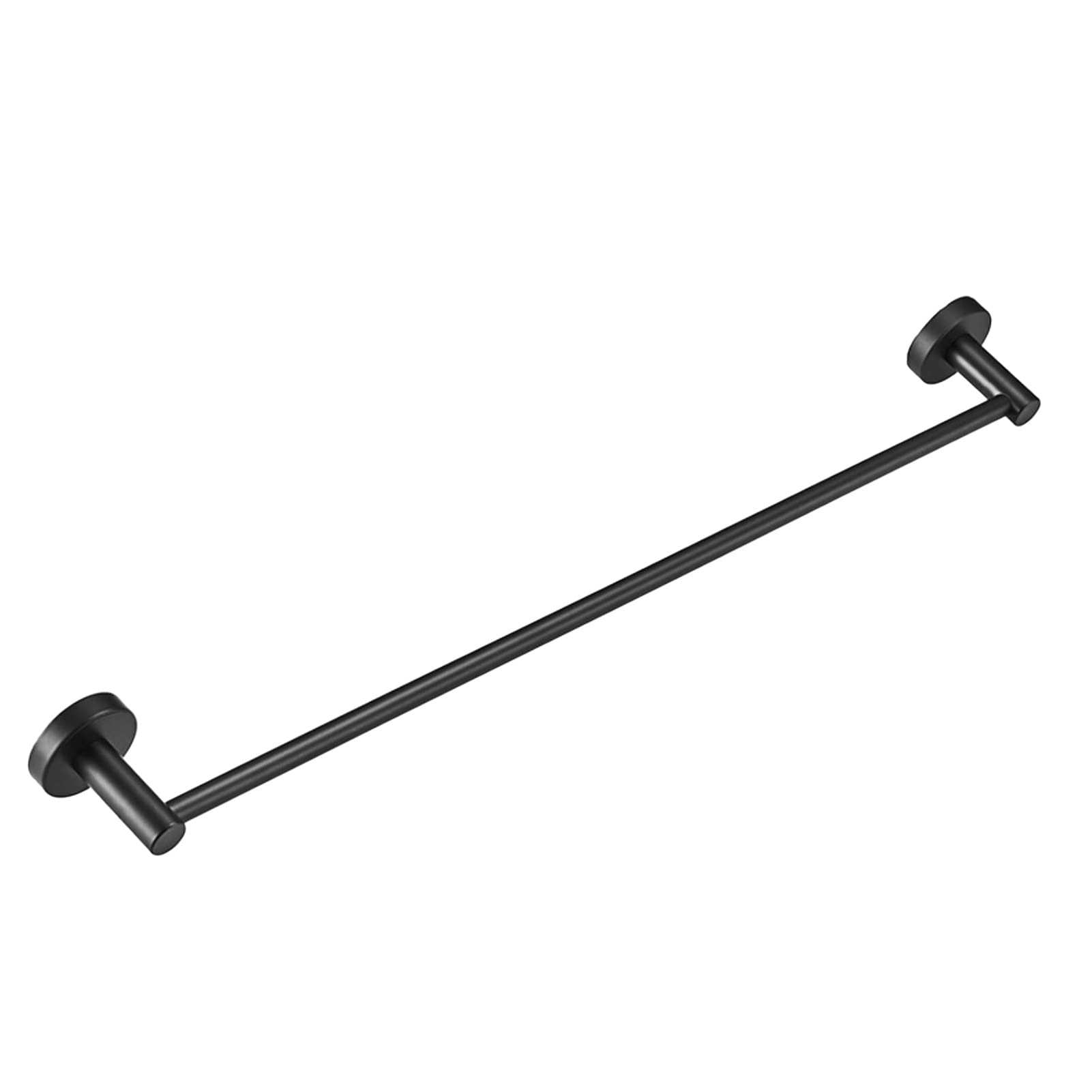 Porte-serviette de salle de bain pliable en aluminium avec rail simple LWX