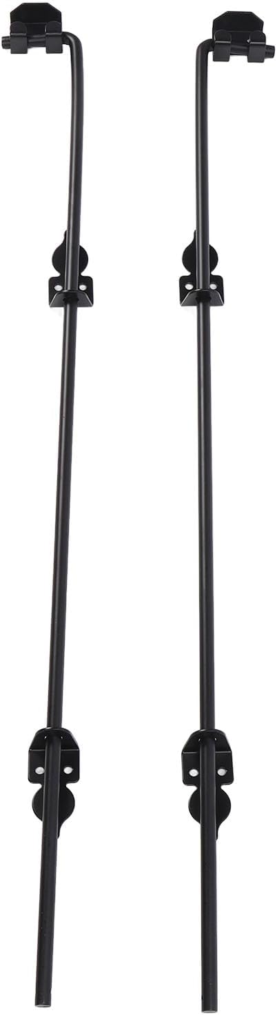 Cane Screw/Fastener Gate Latch, Alloy Steel Heavy Duty Gate Drop Rod, 36 Inch for Wood Fence and Double Gates