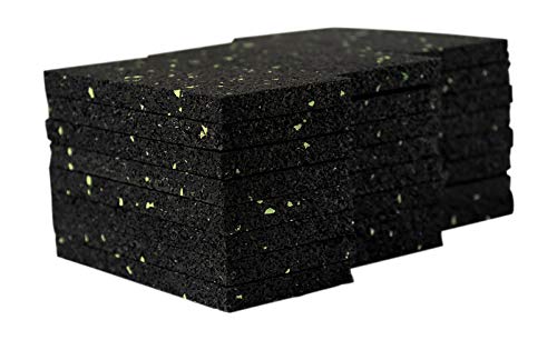 Preisvergleich Produktbild 200 Stück 8 mm 90 x 90 mm Terrassenpad, Terrassenpads, Gummigranulat, Terrassenbau