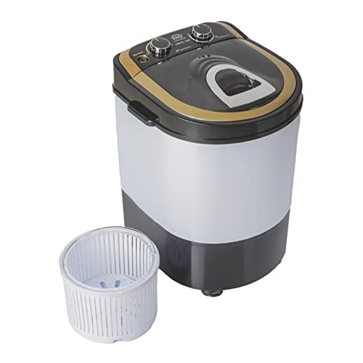 DMR Model No DMR 30-1208 Single Tube Top Load Portable 3 kg 2 Star Mini Washing Machine with With 1.5kg Spin Dryer Basket (Black) - With 1 year Free Spare Supply warranty.