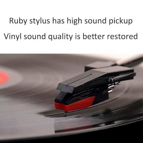 Tourne-Disque Vinyle, avec Tourne-Disque Vintage Bluetooth en Forme De Corne,La Vitesse Réglable À Trois Vitesses Prend en Charge 33% 8 Vitesses Différentes - Les Beatles, Paul McCartney, John Lennon, RIngo Starr, George Harrison Tourne-Disque Vinyle, avec Tourne-Disque Vintage Bluetooth en Forme De Corne,La Vitesse Réglable À Trois Vitesses Prend en Charge 33% 8 Vitesses Différentes – Image 5