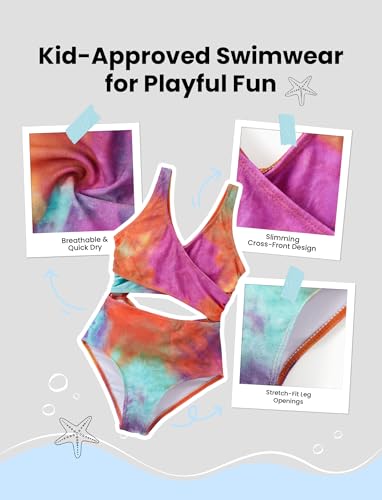 PATPAT Family Matching Swimsuits Swimwear Set for Couples Mommy and Me Striped Spliced Bathing One-Piece Swimsuits