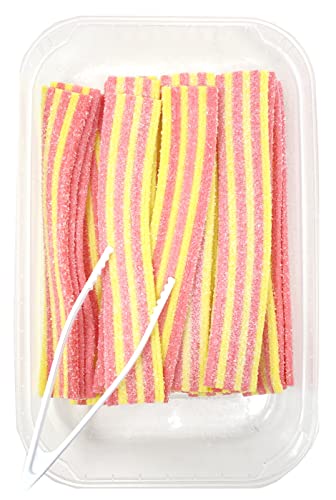 Zweet Sour Pink Lemonade Sour Candy Belts 10 Ounce (Pack Of 3) – Sour Kosher Candy, Halal Candy Belts – Resealable Pack Of Sour Licorice Belts #TOP2