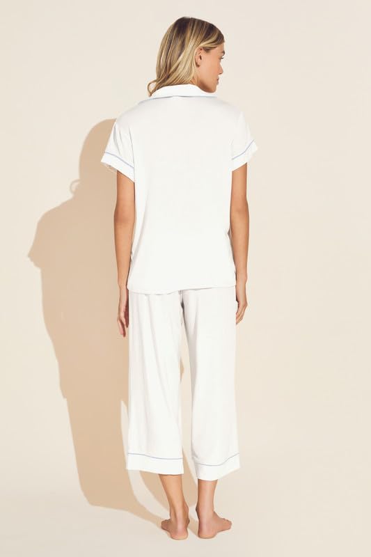 Image of Eberjey Gisele Short Sleeve and Cropped Pant PJ Set