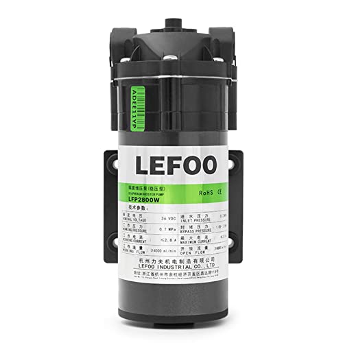 Lefoo 36V Dc Water Pressure Pump 800Gpd 70Psi Ro Diaphragm Pump For Home Water Transfer Pressure Booster Camper(3/8"Npt) #TOP2
