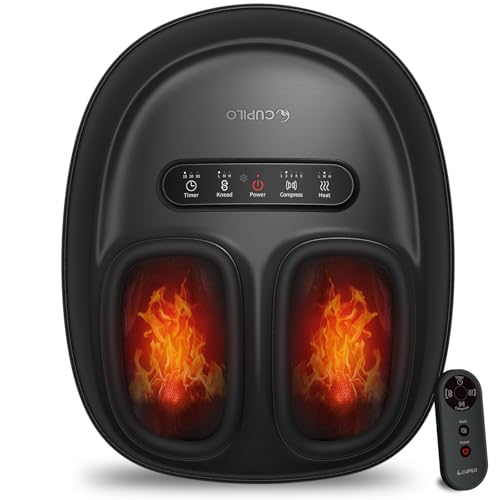 CuPiLo FSA Eligible HSA Foot Massager, 2026 Upgraded Feet Massager with Heat, Compression, 3D Deep...