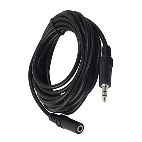 Cable auxiliar de 3.5 mm largo de 3 metros para conectar auriculares distantes sin tirones 6