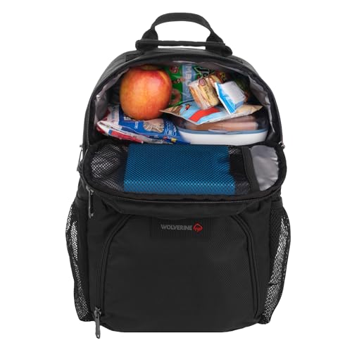 WOLVERINE 18 Can Cooler Backpack Durable Nailhead Nylon