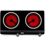 DOMO DO339KP Keramische Kochplatte - ECO - 2 Kochfelder - Ø 18 cm – Bild 2