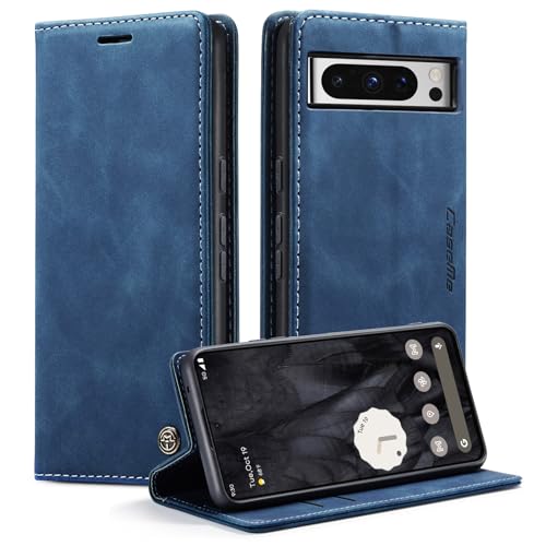 Lanranwa Coque pour Google Pixel 8 Pro 5G - Bleu