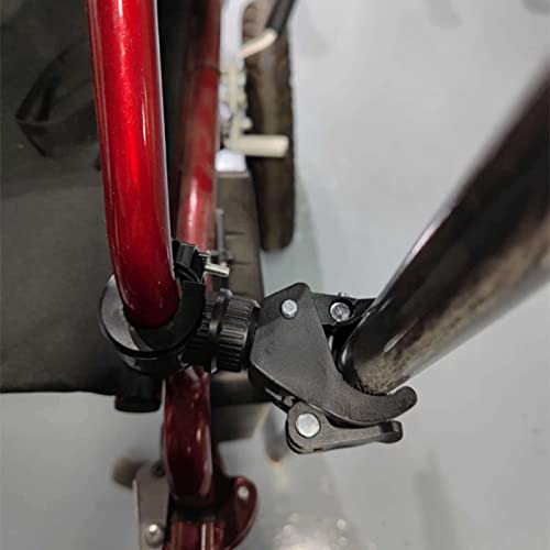 Chengde Wheelchair Walking Stick Rack, Crutches Holder Mobility Scooter Accessories, Practical Durable Cane Holder, Mobility Aid For Elderly, Handicapped-Black #TOP3