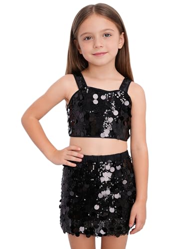 Ensembles gilets paillettes et jupes de vacances au parc ou en fête de famille