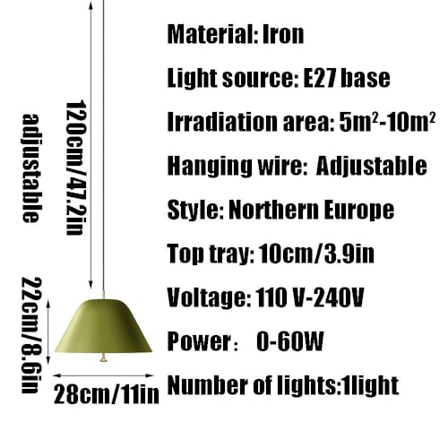 Suspension en fer moderne résolvant le manque de luminosité - 7