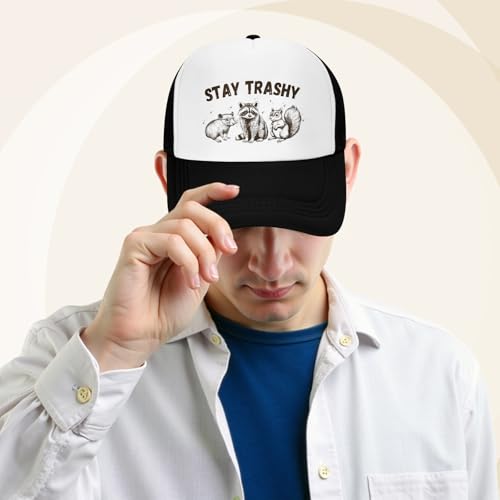 Image of Funny Trucker Hats,Trucker Hat Baseball Cap for Women Snapback Adjustable Hat Humor Gift Men