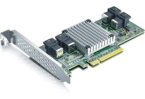 Adaptador PCIe X8 a SFF-8643 Mini SAS H!Fiber para conectar múltiples SSD U.2 sin retrasos