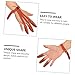 Yardwe 2pcs Accessories Shooting Gloves Finger Tab Hand Protector for Women Youth Recurve