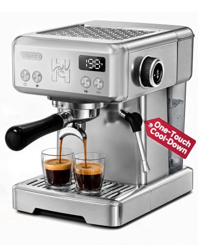 HIBREW H10 Customizable 58mm Espresso Machine, One-Touch Pressure Release