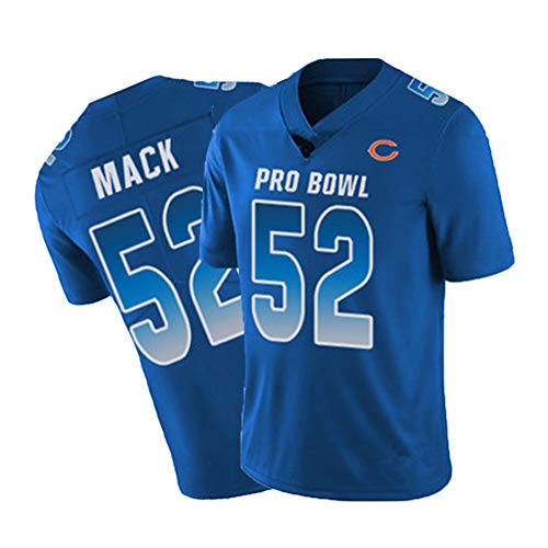 SSDS Mack # 52 Bears American Rugby Jersey Felpa da Uomo Manica Corta Camicia da Football Americano T-Shirt Competizione Abbigliamento Sportivo Tuta ad Asciugatura Rapida S-3XL-XXL
