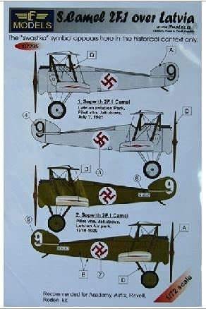  LF MODELS 1/72 Sopwith 2F.1 Camel Over Latvia (ACAD)
