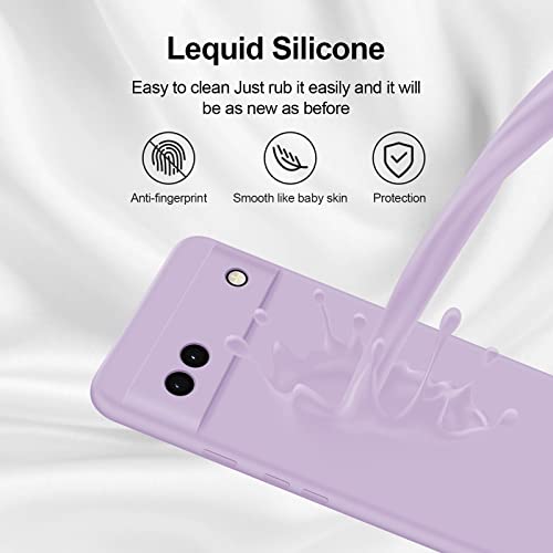 GiiYoon Case Compatible with Google Pixel 6A, Silky-Soft Touch Full-Body Protective Phone Silicone Case - Image 4