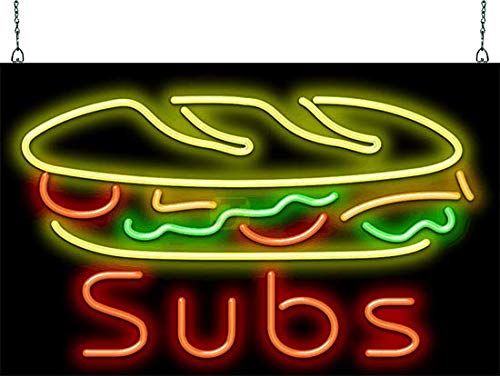 Subs Neon Sign - Large Size - 32