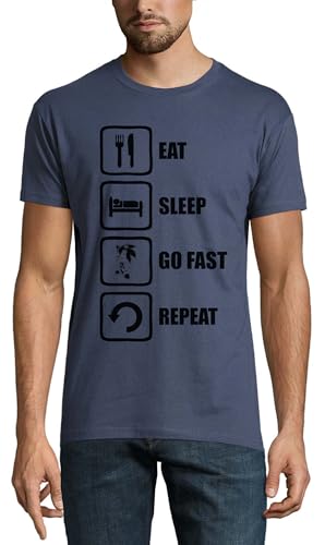 T-shirt Homme Denim en coton pour un style décontracté au quotidien