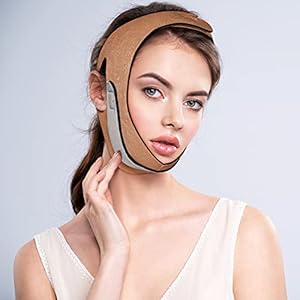 Face Slimming Strap Reusable Double Chin Reducer Adjustable Antiaging Face Lift Extra Grip Anti-wrinkle Face Slimmer V Line Face Lifting Mask Chin Strap – Orange