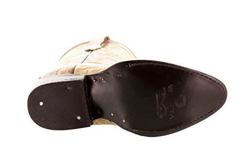 Kids Toddler Sand Crocodile Tail Leather Cowboy Boots J Toe4