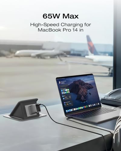 Prime Big Deal: EF ECOFLOW USB C Charger, Rapid 65W GaN Type C Charging Block with Foldable Plug (100W USBC Cable Included) - image 3