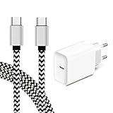 【Amplia Compatibilidad】El cable USB C a USB C es compatible con todos los dispositivos USB C,teléfonos móviles,portátiles,cámaras de Samsung Galaxy S22,S21,S20,S20 FE/Ultra,S20+,S10e,S10,S10+,S9,S9 Plus,S8,S8+,S8 Plus,Nota 8 9 10 20 Ultra,A53 A71 A51 A52 A42 A32 A12 A13 5G A03s,A90 A80 A70 A60 A50 A40 A30 A20 A21,para Samsung Galaxy XCover 5,Z Fold3 5G,Z Flip3 5G, Z Fold2 5G,Z Flip 5G, Nexus 5X 6P,Google Pixel 2/3/4/5/6 XL para Motorola Moto Z4 X4 G6 G7 G8, LG,HTC y más equipos.