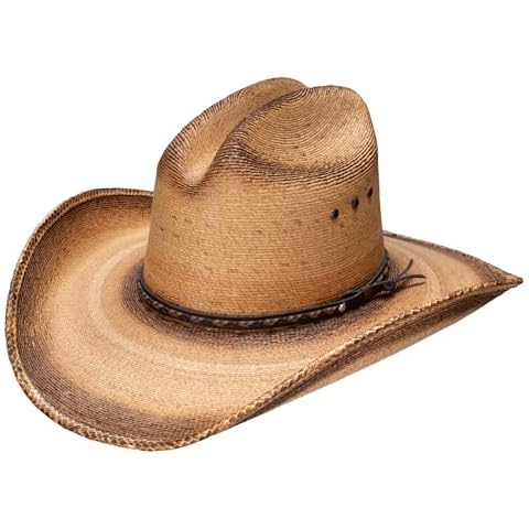 RESISTOL Jason Aldean Georgia Boy - Mexican Palm Straw Cowboy Hat (Natural, Large) Cover