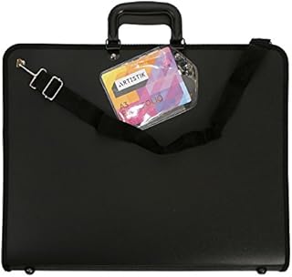 Art Portfolio Case - A3 Artist Portfolio Carrying Case with Shoulder Strap, Weather-Resistant Student Portfolio Drawing Painting Sketch Bag by Artistik (A3 - 18.3" x 14" x 1.7")