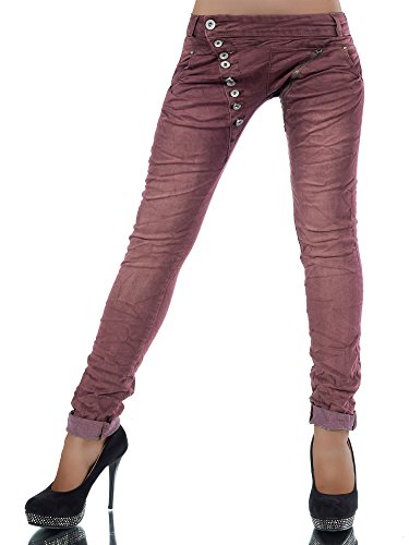 Diva-Jeans - Vaqueros - boyfriend - Básico - para mujer marrón XL/44