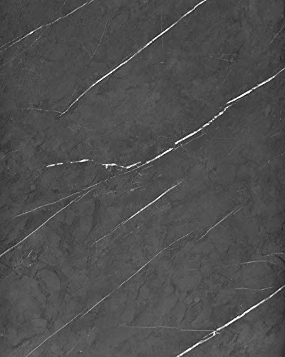 Gray Black Marble Contact Paper for Countertops Peel and Stick Countertops Granite Contact Paper Self Adhesive Removable Wallpaper Waterproof Thickening for Kitchen Bathroom Furniture 15.7" X 78.7"