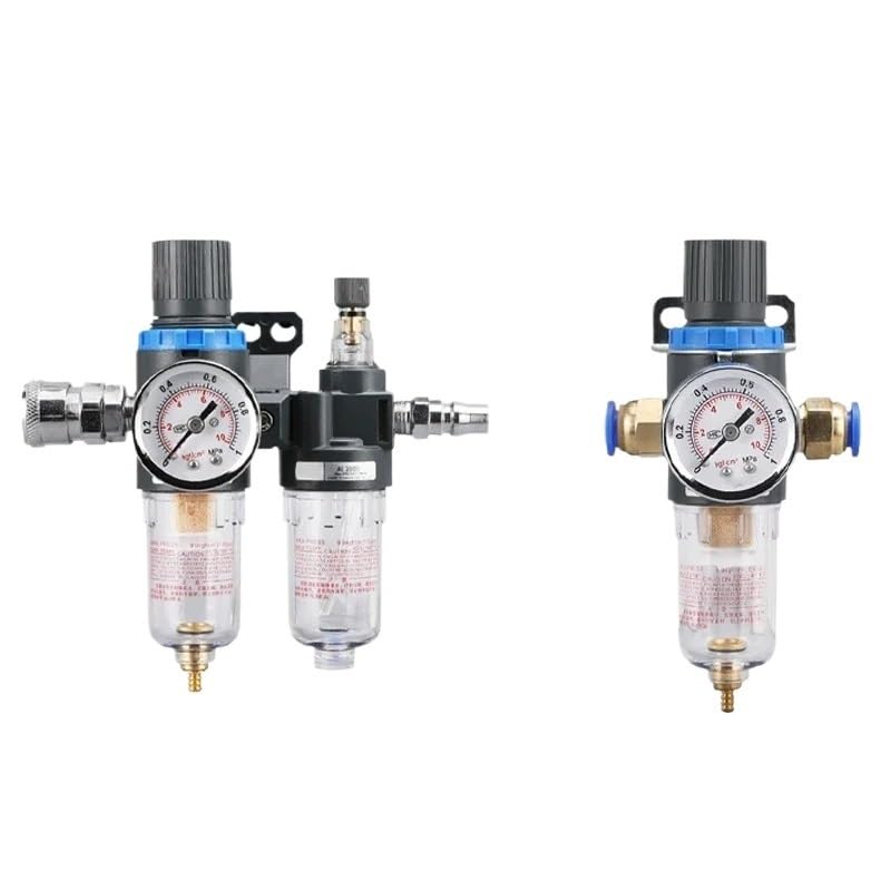 Pneumatic air source processors AFC2000+AL2000 1/4 thread air compressor oil-water separator filter regulator trap valve(Ordinary AFR2000,Gas source SM PM)