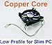 iCool Intel CPU i3 i5 LGA 1150/1151 / 1155 Low Profile 1U Copper Core Cooling Fan 95W PWM