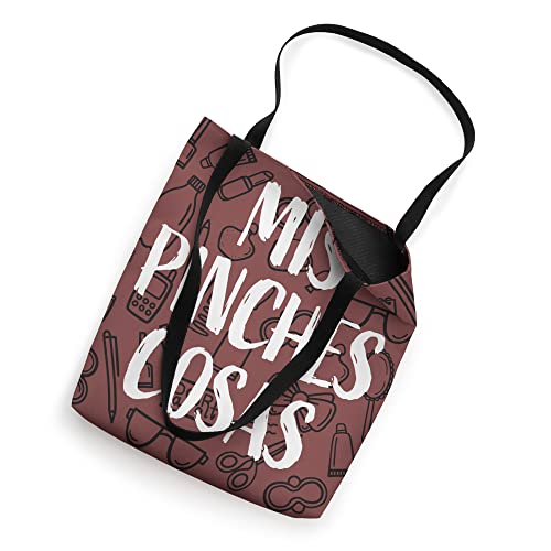 Bolso tote con estampado 'MIS PINCHES COSAS' miniatura 2