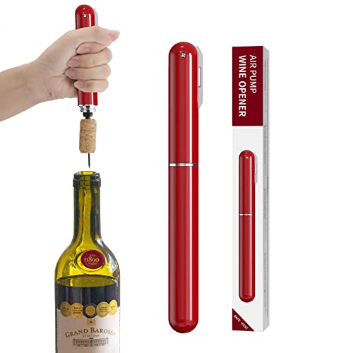 La mejor selección de Bombas para el vino comprados en linea. 43 Sacacorchos de vino a presión de aire 2 en 1 con cuchillo de aluminio, bomba de aire portátil, el mejor regalo para los amantes del vino
