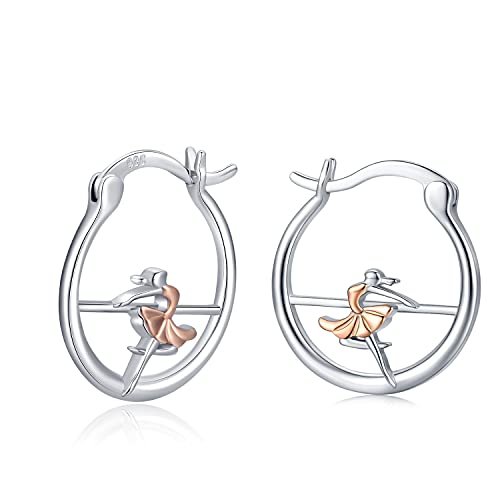 Orecchini da balletto ipoallergenici in argento