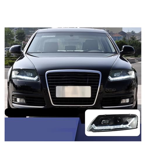 Conjuntos de faros LED para Audi A6 2005-2012 con intermitentes y luces 3