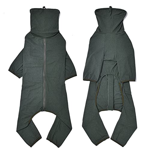 Koogal Dog Pajamas For Large Dogs，Four Feet Dog Lightweight Pajamas，Large Dog Jumpsuit，Dog Surgical Recovery Rajamas，Stylish Pjs Costume For Giant Large Medium Dogs(Dark Green,5Xl) #TOP2