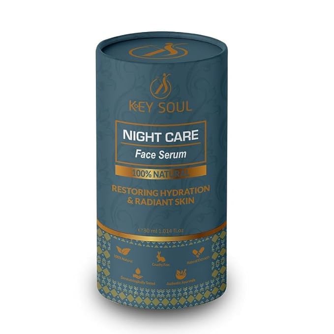 Key Soul Night Care Face Serum, 100% Natural, Restoring Hydration ...